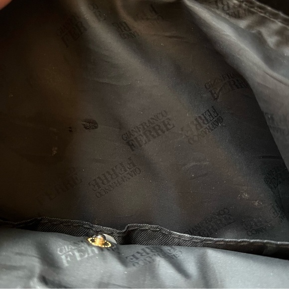 Gianfranco Ferre authentic black tote, shoulder bag - Picture 14 of 14